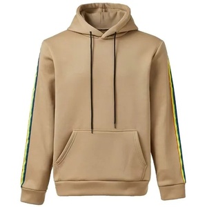 Nueva Sudadera con Capucha de Moda para Hombre, Estilo Urbano, Otoño e Invierno, Casual, con Costuras de Cinta, Mangas Largas - Product Image 3