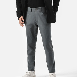 Pantalones Casuales de Lona para Hombre OEM con Característica Antiencogimiento, Estilo Pantalón Lápiz y Servicio Personalizado - Product Image 1