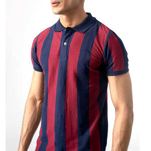 Camiseta Polo de Manga Corta Ligera y Elegante, Cuello Camisero, 100% Algodón, Servicio OEM, Estampado, Camisetas Polo para Hombre - Product Image 5