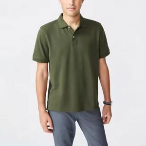 เสื้อโปโลผ้าคอตตอน100% สำหรับผู้ชายระบายอากาศได้ดีเสื้อยืดกีฬาสั้นลำลองผ้าคอตตอนสำหรับฤดูร้อนพิมพ์ลายปักโลโก้ตามสั่ง - Product Image 4