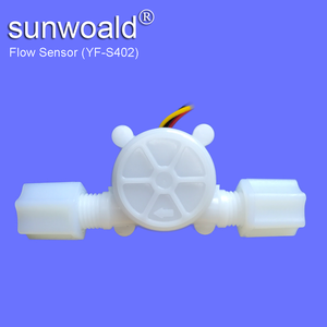 เซ็นเซอร์วัดการไหลของน้ำขนาดเล็ก Sunwoald G3/8 นิ้ว 0.3~10 ลิตร/นาที พร้อมข้อต่อแบบเร็ว POM สำหรับตู้กดน้ำ - Product Image 5