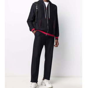 Ensemble de survêtement sportif pour homme, taille plus, respirant, écologique, sans couture, avec logo personnalisé, design uni, 2 pièces - Product Image 2