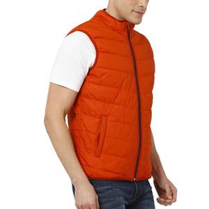 Oem venta al por mayor tasa Hombres Puffer Chaleco Transpirable cómodo desgaste activo antiarrugas calidad premium Puffer Chaleco para adultos - Product Image 3