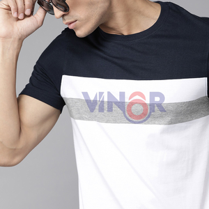 T-shirt à manches courtes de couleur personnalisée pour hommes 100% coton vêtements d'été en gros meilleure vente vêtements pour hommes T-shirts décontractés personnalisés pour hommes - Product Image 4
