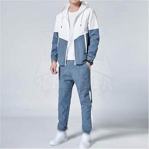 Chándales cortavientos profesionales más vendidos con cuello con capucha transpirable Temporada de primavera Diseño de etiqueta privada personalizable - Product Image 2