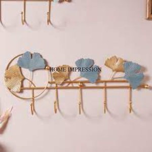 Aluminum Casted Eco Friendly High Grade Gold Plated Birds Sitting on Branches With Leaves Designer Hooks and Hangers From India - Product Image 5