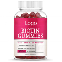 Vente en gros de gommes à mâcher vegan personnalisées avec logo, supplément de vitamines pour les cheveux, la peau et les ongles, collagène, biotine, pour une croissance saine des cheveux, de la peau et des ongles