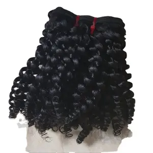 Manufacturers hair weft Kinky Curly hair Indian fashion small curly hair extension at competitive price