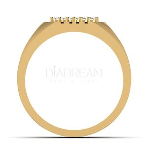 Anillo de Plata de Ley 925 con Diamantes VVS de Corte Redondo Personalizado, Estilo Hip Hop, para Compromiso o Boda, para Hombre - Product Image 5