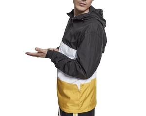 Veste coupe-vent décontractée de haute qualité, imperméable, en polyester, fermeture éclair, coupe-vent, tissu imprimé en coton, vente en gros, pas cher - Product Image 3