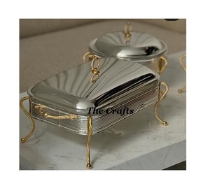 Plat à réchaud en acier inoxydable au design magnifique, style classique, utilisation en buffet de restaurant, taille et logo personnalisables - Product Image 6