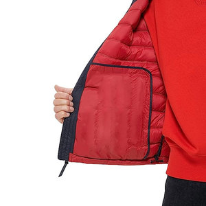 Doudounes en laine grande taille en gros pour hommes conception personnalisée col montant mode hiver OEM service en vente - Product Image 4