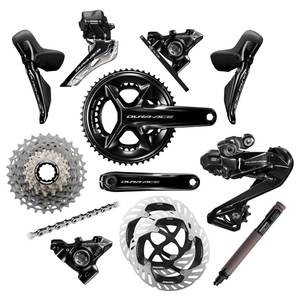 ชุดขับเคลื่อน Shimano Dura-Ace Di2 R9200/R9250 รุ่นใหม่ล่าสุด 2x12 สปีด พร้อมเพาเวอร์มิเตอร์ ขาจานอะลูมิเนียม โช้คหน้าดิสก์เบรก ครบชุด - Product Image 6