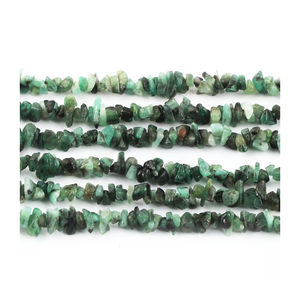 Vente en gros d'usine Vente directe d'Émeraude Puces métaphysiques Chaîne en vrac Perles de pierres précieuses naturelles pour la fabrication de bijoux - Product Image 3