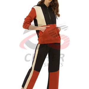 Winter Collection <b>Tracksuits</b> Women Long Sleeve Warm <b>Plus</b> <b>Size</b> Female Logo Plain <b>Velour</b> Custom Unisex <b>Tracksuits</b> - Product Image 1