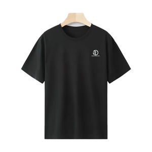 T-shirt vierge de haute qualité 100% coton avec logo personnalisé T-shirt unisexe respirant surdimensionné - Product Image 2