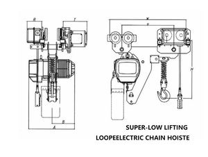 Sinoko 500kg-10 Ton Hook <span class=keywords><strong>Type</strong></span> Electric Chain <span class=keywords><strong>Hoist</strong></span> 220v-380v Lift dengan Troli untuk Konstruksi - Product Image 6