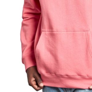 Sudadera con capucha de color rosa personalizada, forro polar de algodón con colores personalizados y bordado al mejor precio, Sudadera con capucha de gran oferta para unisex - Product Image 3