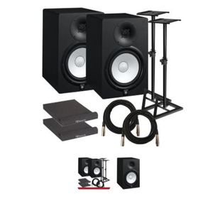 NUEVOS Altavoces de Monitor de Estudio Activos FAV HS8 de 8 Pulgadas, Par con Soportes de Fibra de Carbono, Aluminio y Plástico, Potencia de Salida >800W - Product Image 1