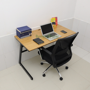 Escritorio de Madera de Bambú Laminado de Color Natural con Diseño Minimalista SB007a, 120 cm x 60 cm x 75 cm - Product Image 3