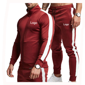 Logo personnalisé concepteur de luxe formation Gym Survêtements Fitness Sports hommes Jogging fermeture éclair survêtements pour hommes de haute qualité - Product Image 6