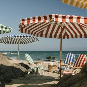 2m Large Wind Proof Sun Shade Outdoor Hotel Garden Parasol Custom <strong>Vintage</strong> Portable Wooden Pole Beach <strong>Umbrellas</strong> With Carry Bag - Product Image 6