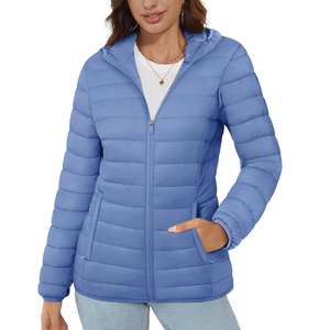 Chaqueta acolchada de mujer personalizada de diseñador con capucha de alta calidad chaqueta acolchada de talla grande y transpirable para mujer superventas al por mayor - Product Image 1
