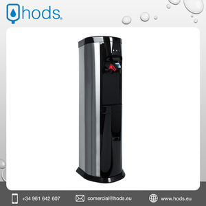 Distributeur d'eau chaude et froide POU autoportant à usage domestique avec compresseur et filtre à charbon Elegance Black - Product Image 2