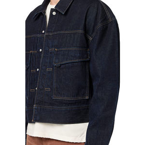 Matériel de haute qualité hommes veste en jean meilleures ventes hommes veste en jean pour adulte taille personnalisée hommes vestes en jean d'hiver - Product Image 4