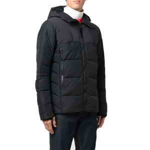 Vestes d'hiver à capuche de haute qualité avec Design matelassé pour hommes, doudoune à la mode pour hommes avec fermeture à glissière - Product Image 1