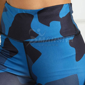 Leggings pour femmes de haute qualité, personnalisés, couleur unie, nouveau design, séchage rapide, respirants, taille haute, élastiques, longueur intégrale - Product Image 6