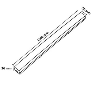 Regleta LED Enlazable CCT 50W 5000Lm 150x5cm. F-Bright (1801312) - Product Image 2
