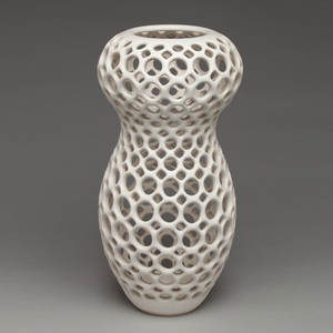 Vase de sol en métal doré moulé en aluminium Corail Style européen Vase de fleur décoratif de luxe moderne Décor de sol - Product Image 1