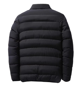 Hombres impermeable a prueba de viento suave Shell Puffer chaqueta caliente al aire libre ropa de invierno logotipo personalizado al por mayor OEM fabricante de fábrica - Product Image 2