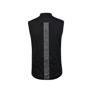 2024 impression personnalisée léger cyclisme gilet hommes coupe-vent vélo cyclisme gilet pour équipes Club marque privée - Product Image 3