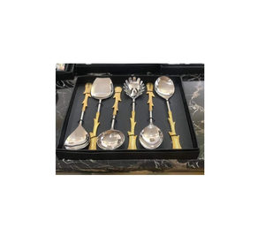 Nouveaux matériaux bon prix ensemble de couverts en laiton poignée exclusive différente ensembles de couverts de couverts sur mesure - Product Image 1