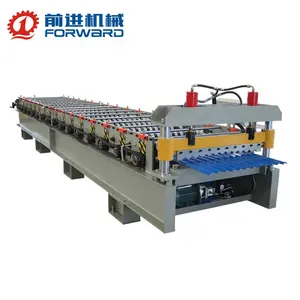 High Speed Iron Sheet Corrugated Profile Metal Roof Tile Roll Forming Machine