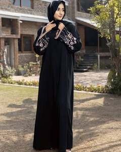Offre Spéciale 2 pièces ensembles modeste grande taille Abaya manches longues turquie arabe islamique vêtements dubaï Musalmane prière robe dames - Product Image 4