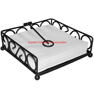 Modern Gold Stainless <b>Steel</b> Napkin Holder With Weighted <b>Ball</b> Arm Elegant Tissue Dispenser For Kitchen Dining Table & Restaurant - Product Image 4