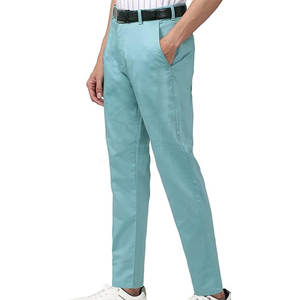 กางเกงผ้าฝ้ายเอวสูงแห้งเร็วแบบตรงสไตล์ลำลอง - Product Image 2