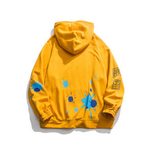 Sudadera con capucha estampada de mezcla de poliéster/algodón de lana de invierno para hombre Impresión de alta calidad Serigrafía de logotipo personalizado Peso pesado Regular - Product Image 4