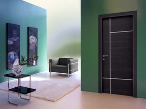 Portes CAESAR DOOR modernes en bois massif avec film PVC résistant à l'eau pour maisons, appartements, bureaux, chambres, salons, hôtels - Product Image 4