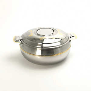 Nouveau Design Gravé Au Laser Jaune Personnaliser Conception Au Laser Pot En Acier Inoxydable Pour La Maison Hôtel Décor De Table - Product Image 4