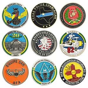 संगठन, शहर और कार्यक्रम स्मृति के लिए विस्तृत सीस्ट डिजाइन के साथ कस्टम मल्टी-लेयर एनमेल धातु सिक्का - Product Image 1