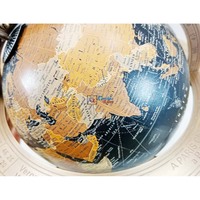 Globe terrestre armillaire nautique vintage éducatif en laiton, fait main, rotatif, style Art Déco, décoratif pour bureau et maison Tanishka