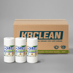Krclean-Paños de limpieza desechables, toallitas de cocina superabsorbentes para platos, mesas, círculo blanco sostenible, 100 hojas - Product Image 5