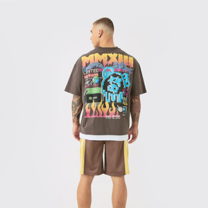 Short d'été à double couche en polyester 100% uni à sublimation de 5 pouces pour le basket-ball en maille personnalisée pour hommes. - Product Image 3