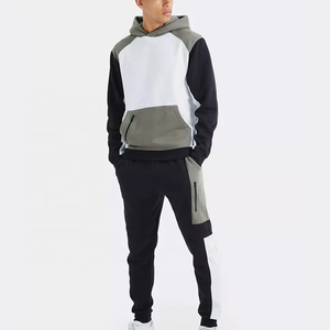 Prix de gros Survêtement d'hiver décontracté pour homme, personnalisé, à capuche avec cordon de serrage, style streetwear, coupe classique, 100% Polyester - Product Image 2