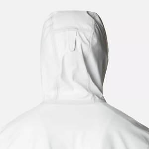 Veste de pluie imperméable respirante de poids moyen à col montant pour homme, 3 couches, coque rigide, logo frontal, 2000M - Product Image 5