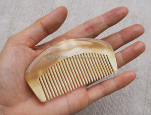 Custom Engraved Buffalo Horn <b>Comb</b> Foldable Grooming <b>Combs</b> for Home Use with Personalized Laser Logo - Product Image 2